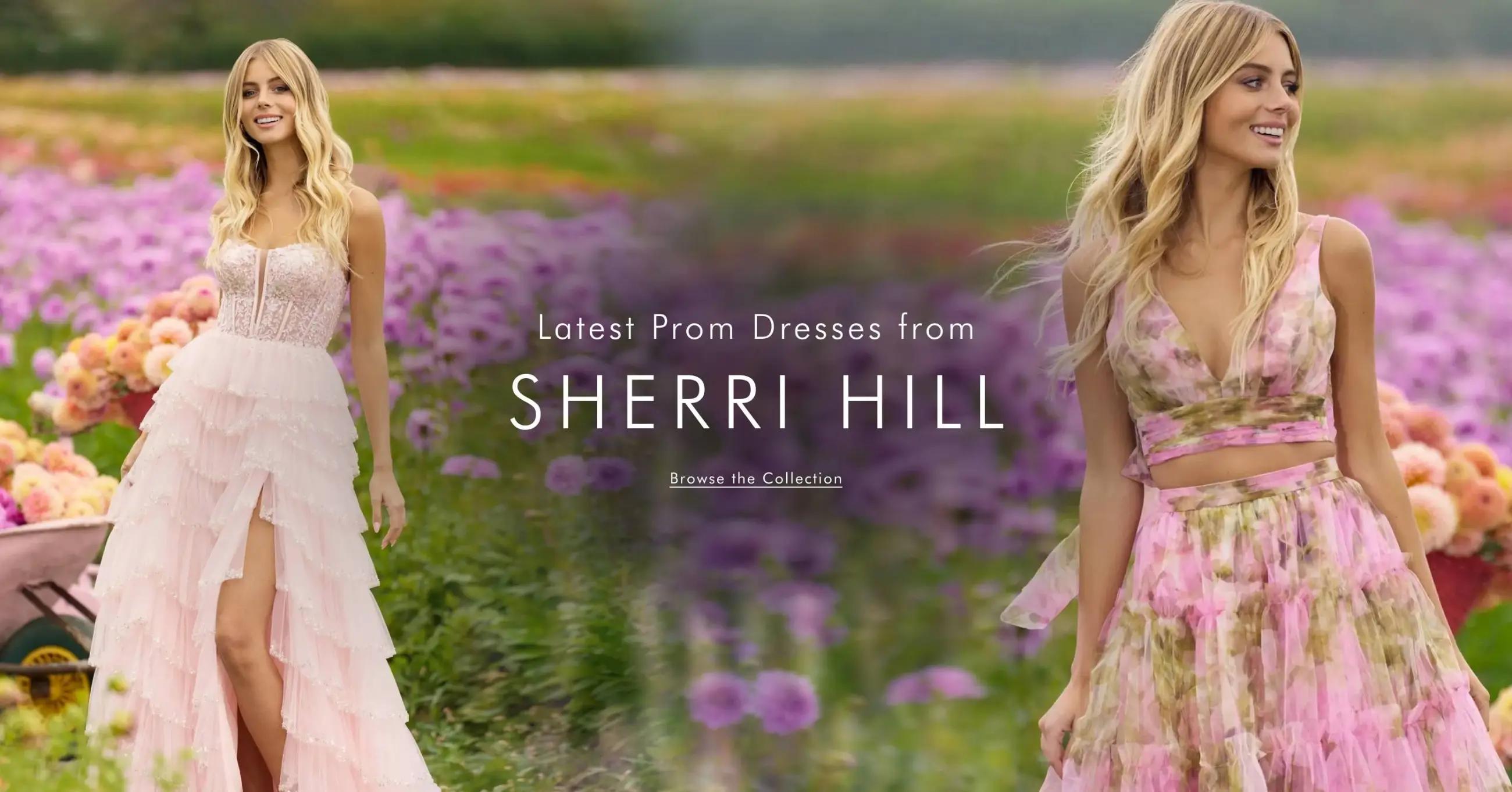 Sherri Hill 2024 Spring Prom banner desktop